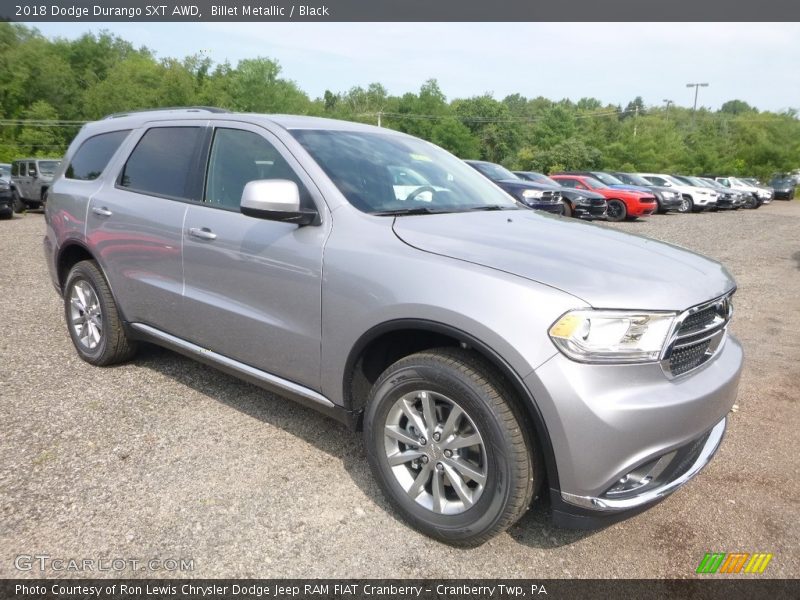 Billet Metallic / Black 2018 Dodge Durango SXT AWD