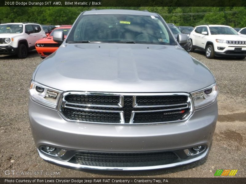 Billet Metallic / Black 2018 Dodge Durango SXT AWD