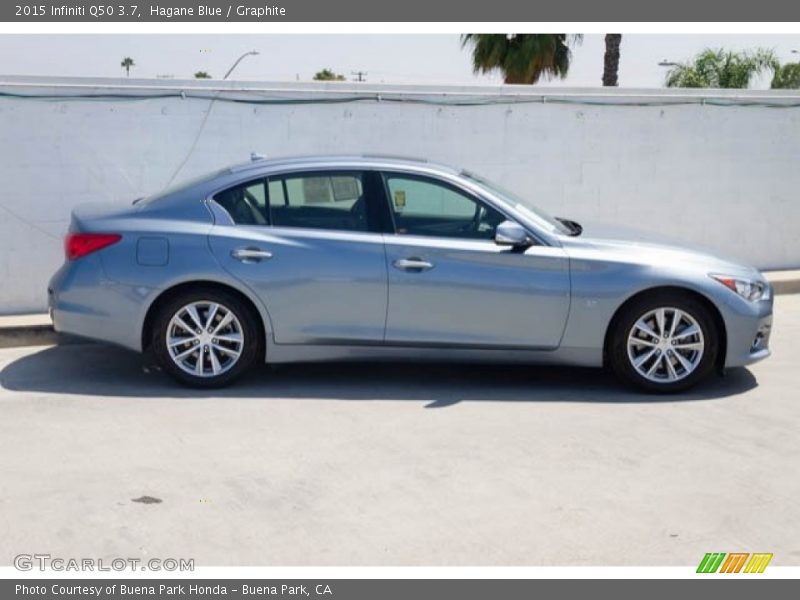 Hagane Blue / Graphite 2015 Infiniti Q50 3.7