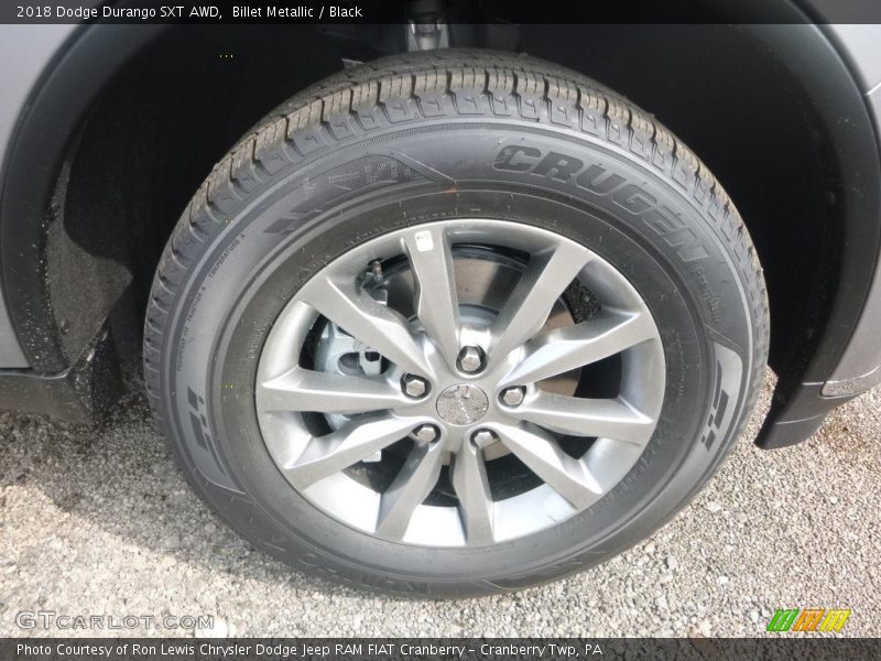 Billet Metallic / Black 2018 Dodge Durango SXT AWD