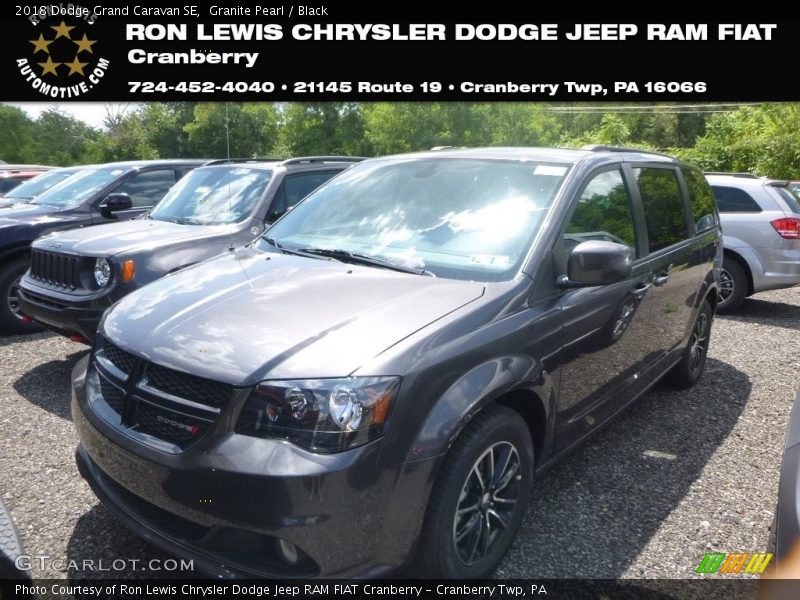 Granite Pearl / Black 2018 Dodge Grand Caravan SE