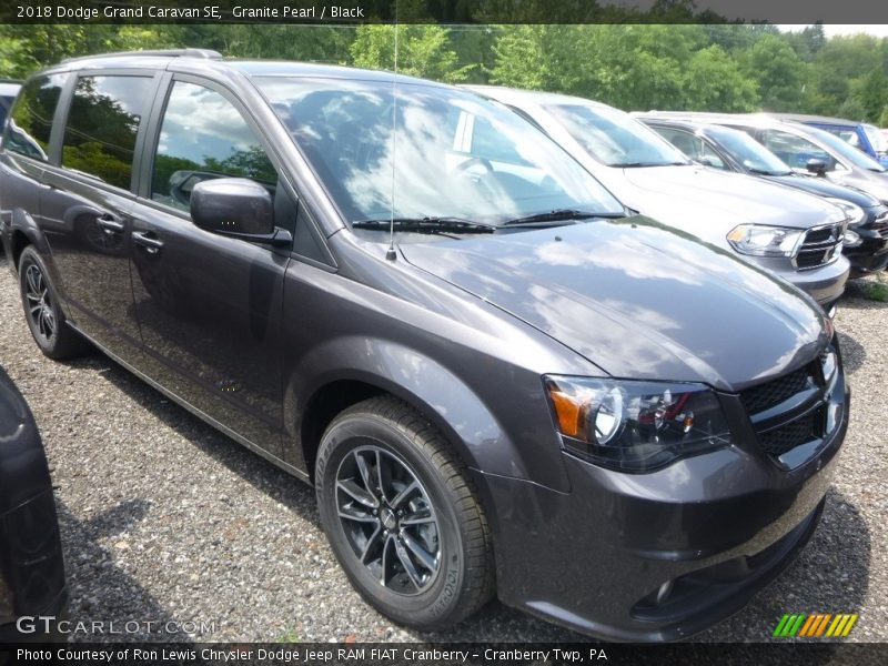 Granite Pearl / Black 2018 Dodge Grand Caravan SE