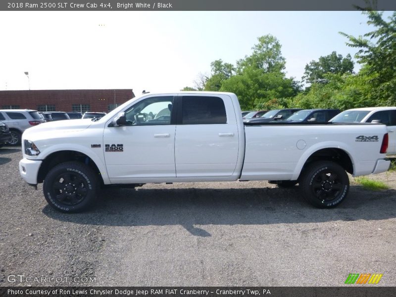 Bright White / Black 2018 Ram 2500 SLT Crew Cab 4x4
