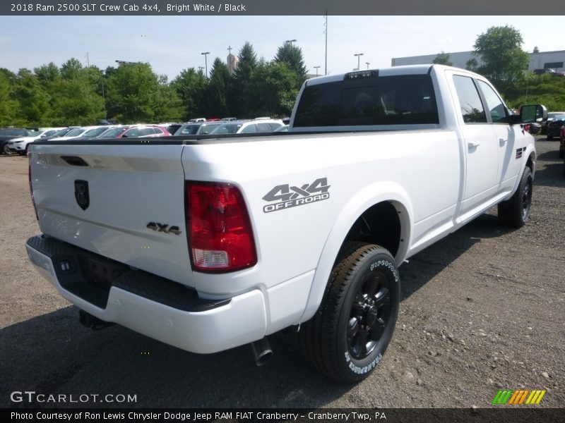 Bright White / Black 2018 Ram 2500 SLT Crew Cab 4x4