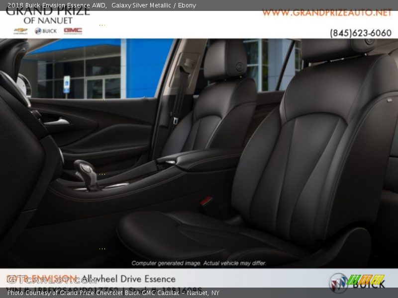 Galaxy Silver Metallic / Ebony 2018 Buick Envision Essence AWD