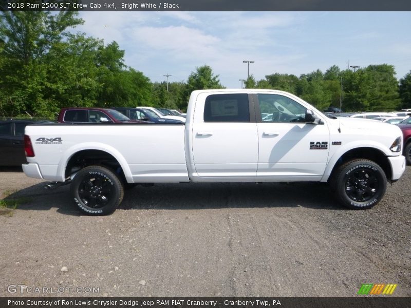 Bright White / Black 2018 Ram 2500 SLT Crew Cab 4x4