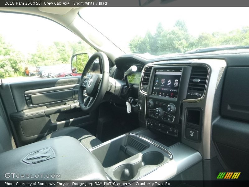 Bright White / Black 2018 Ram 2500 SLT Crew Cab 4x4