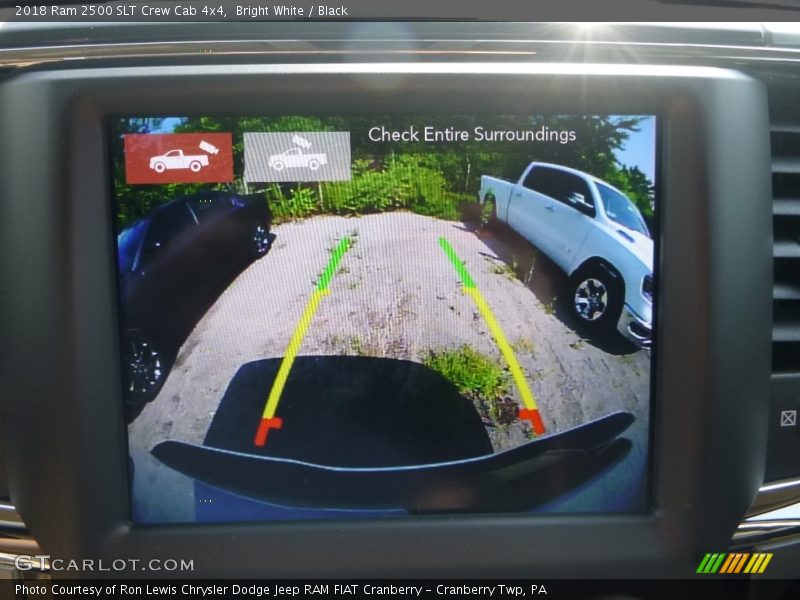 Bright White / Black 2018 Ram 2500 SLT Crew Cab 4x4