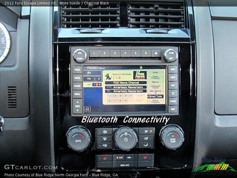 White Suede / Charcoal Black 2012 Ford Escape Limited V6