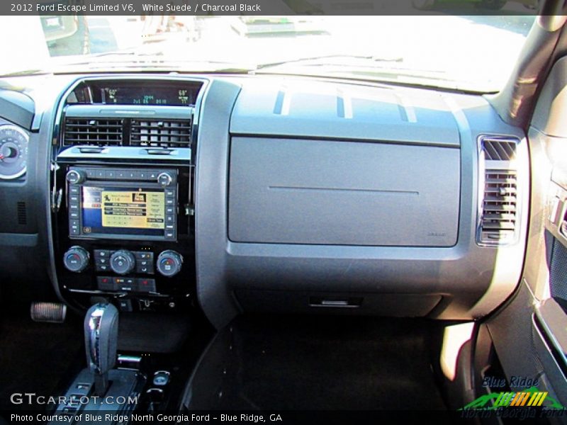 White Suede / Charcoal Black 2012 Ford Escape Limited V6