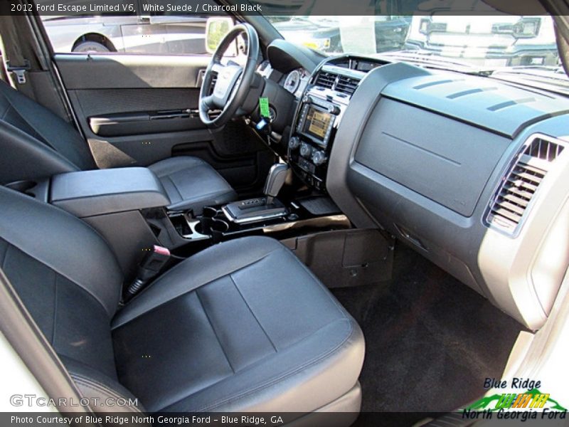 White Suede / Charcoal Black 2012 Ford Escape Limited V6