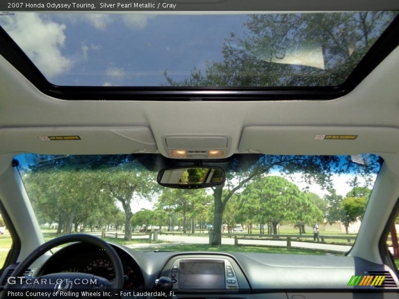 Silver Pearl Metallic / Gray 2007 Honda Odyssey Touring
