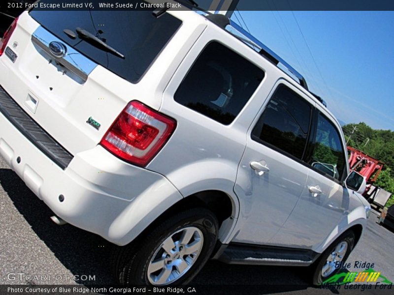 White Suede / Charcoal Black 2012 Ford Escape Limited V6