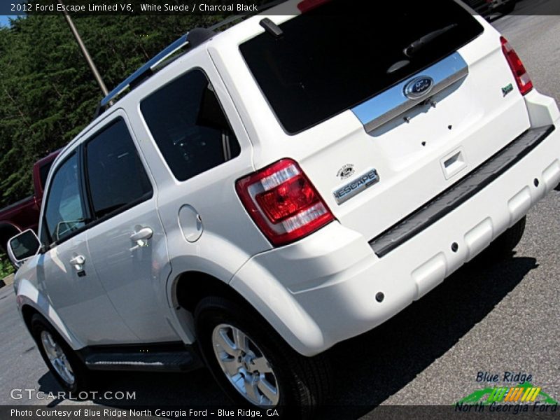 White Suede / Charcoal Black 2012 Ford Escape Limited V6