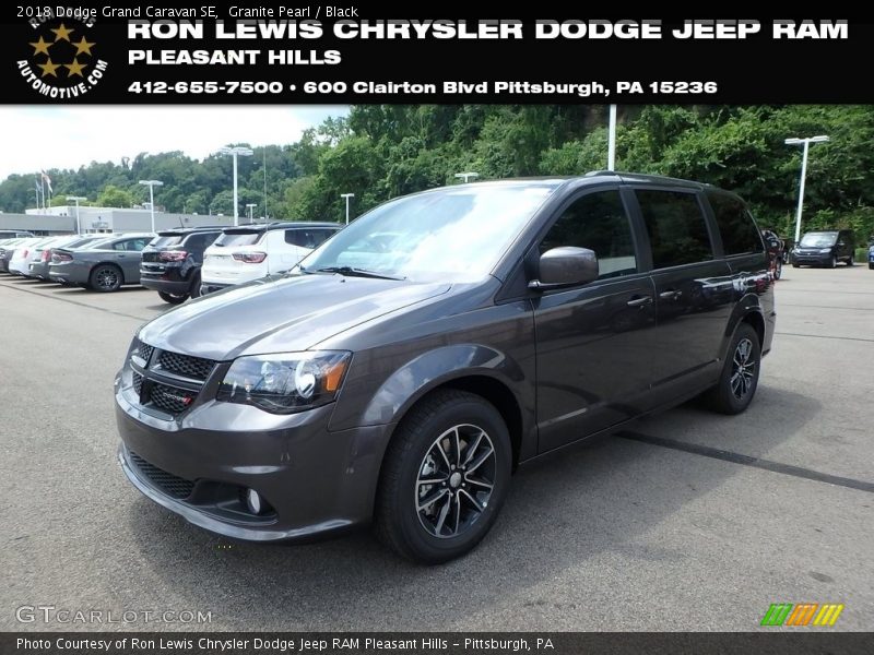 Granite Pearl / Black 2018 Dodge Grand Caravan SE
