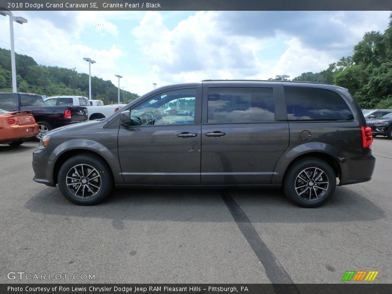 Granite Pearl / Black 2018 Dodge Grand Caravan SE