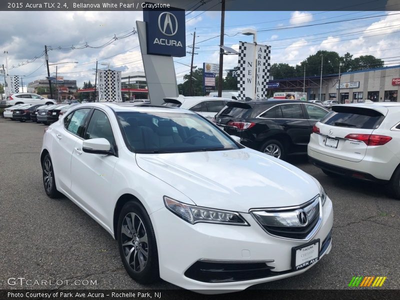 Bellanova White Pearl / Graystone 2015 Acura TLX 2.4