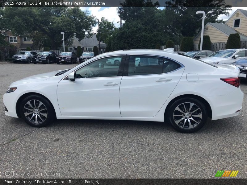 Bellanova White Pearl / Graystone 2015 Acura TLX 2.4