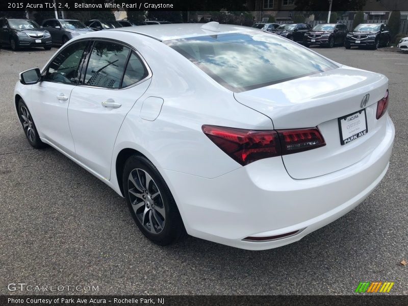 Bellanova White Pearl / Graystone 2015 Acura TLX 2.4