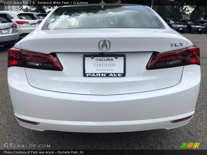 Bellanova White Pearl / Graystone 2015 Acura TLX 2.4