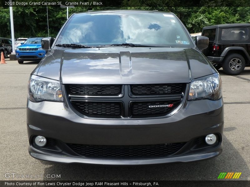 Granite Pearl / Black 2018 Dodge Grand Caravan SE