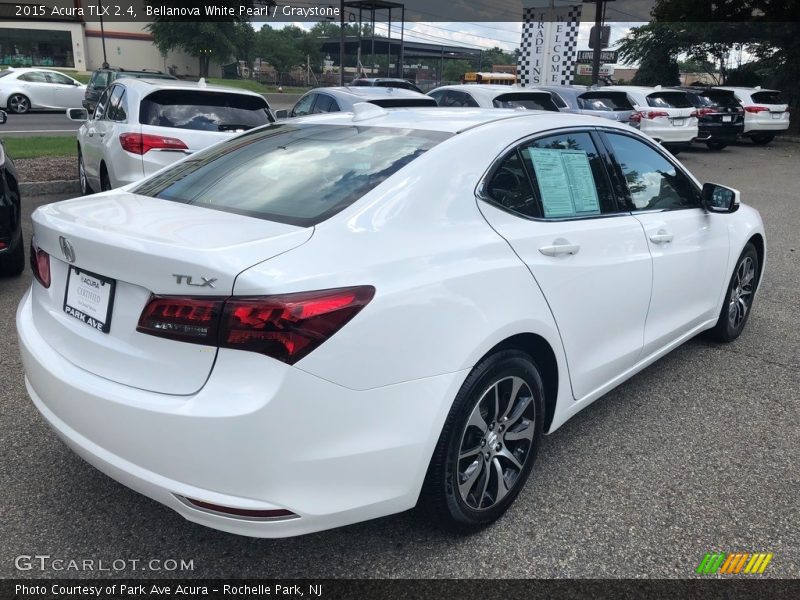 Bellanova White Pearl / Graystone 2015 Acura TLX 2.4