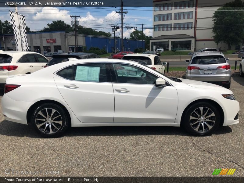 Bellanova White Pearl / Graystone 2015 Acura TLX 2.4