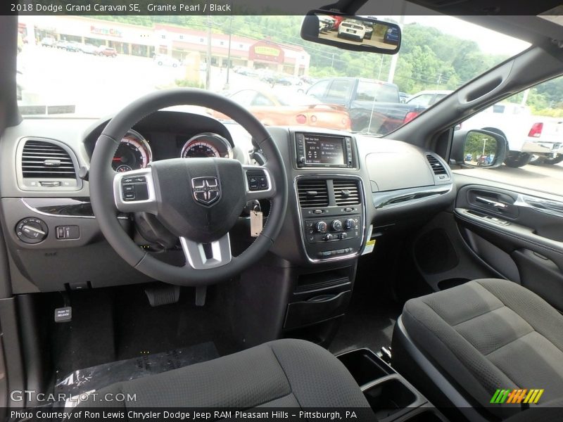 Granite Pearl / Black 2018 Dodge Grand Caravan SE