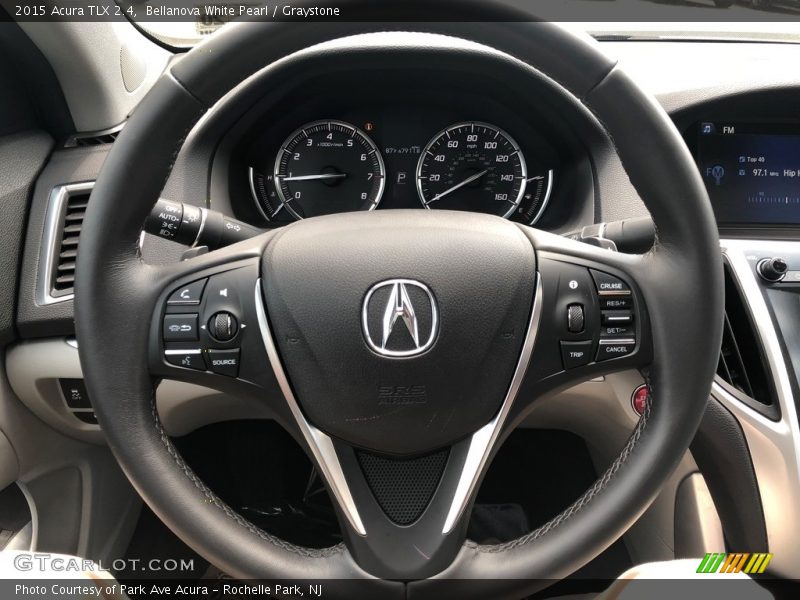 Bellanova White Pearl / Graystone 2015 Acura TLX 2.4