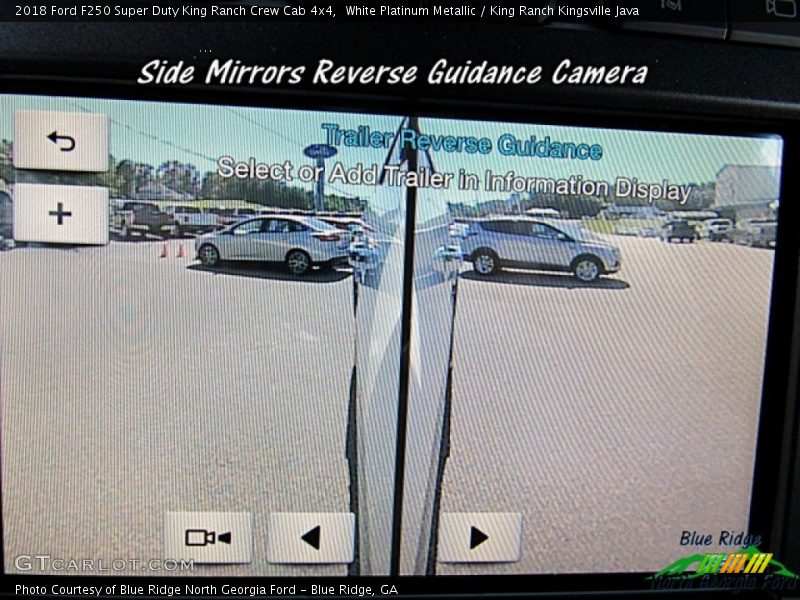 White Platinum Metallic / King Ranch Kingsville Java 2018 Ford F250 Super Duty King Ranch Crew Cab 4x4