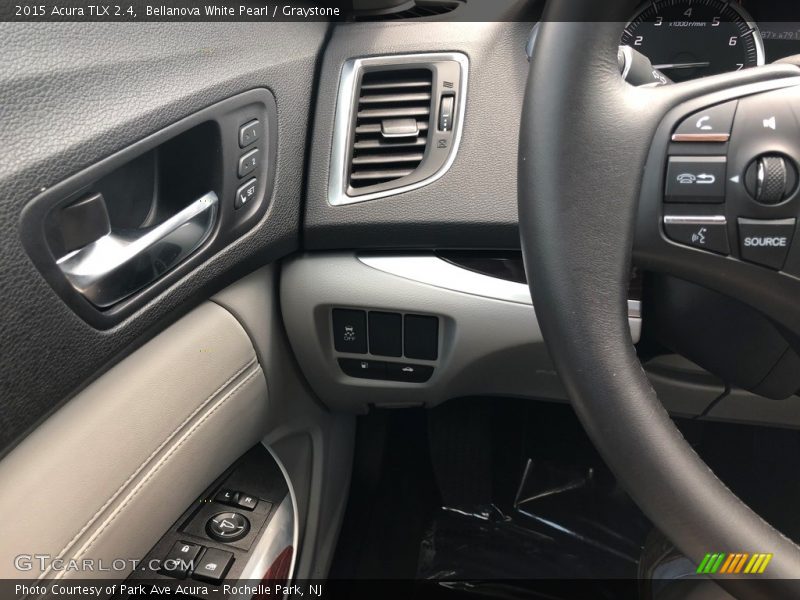 Bellanova White Pearl / Graystone 2015 Acura TLX 2.4