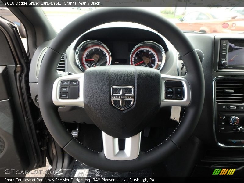 Granite Pearl / Black 2018 Dodge Grand Caravan SE