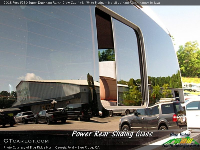 White Platinum Metallic / King Ranch Kingsville Java 2018 Ford F250 Super Duty King Ranch Crew Cab 4x4