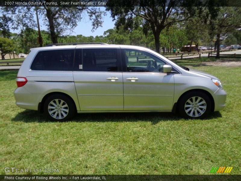 Silver Pearl Metallic / Gray 2007 Honda Odyssey Touring
