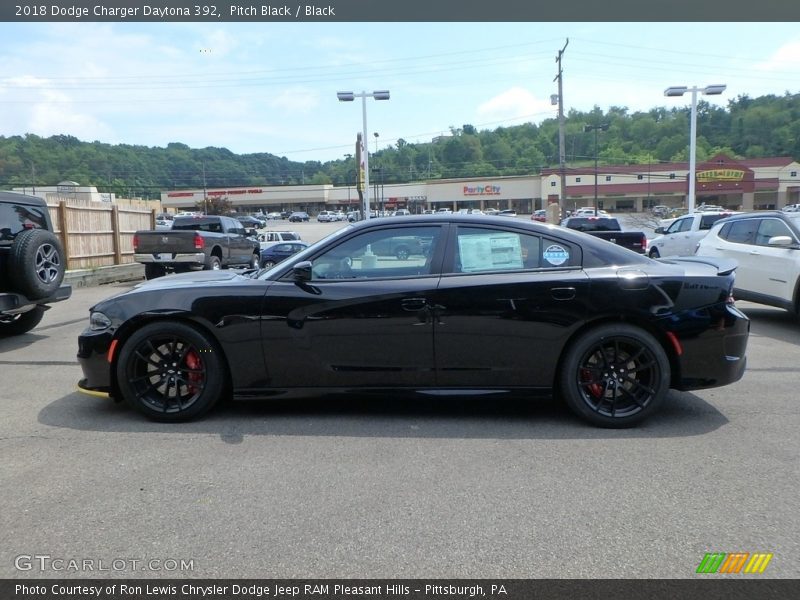 Pitch Black / Black 2018 Dodge Charger Daytona 392