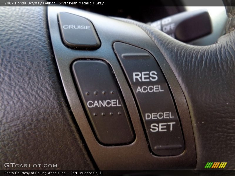 Silver Pearl Metallic / Gray 2007 Honda Odyssey Touring