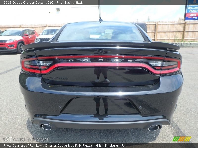 Pitch Black / Black 2018 Dodge Charger Daytona 392