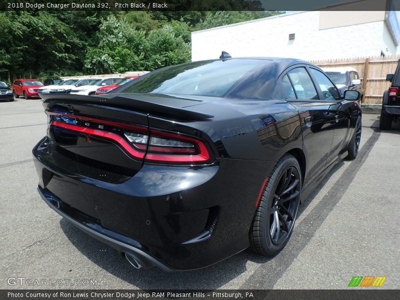 Pitch Black / Black 2018 Dodge Charger Daytona 392