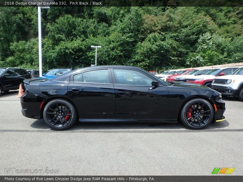 Pitch Black / Black 2018 Dodge Charger Daytona 392