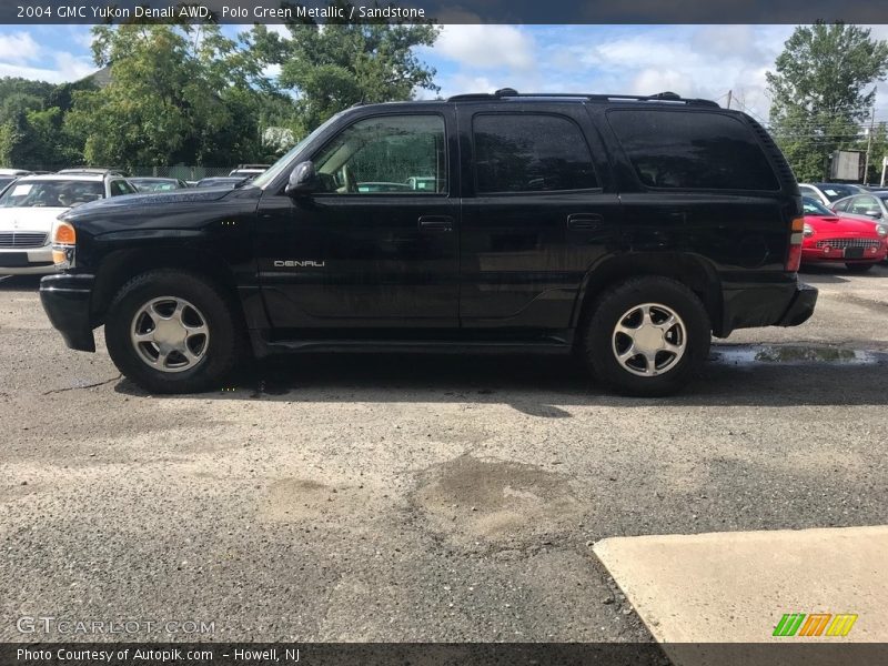 Polo Green Metallic / Sandstone 2004 GMC Yukon Denali AWD
