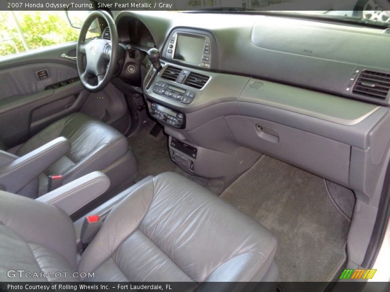 Silver Pearl Metallic / Gray 2007 Honda Odyssey Touring