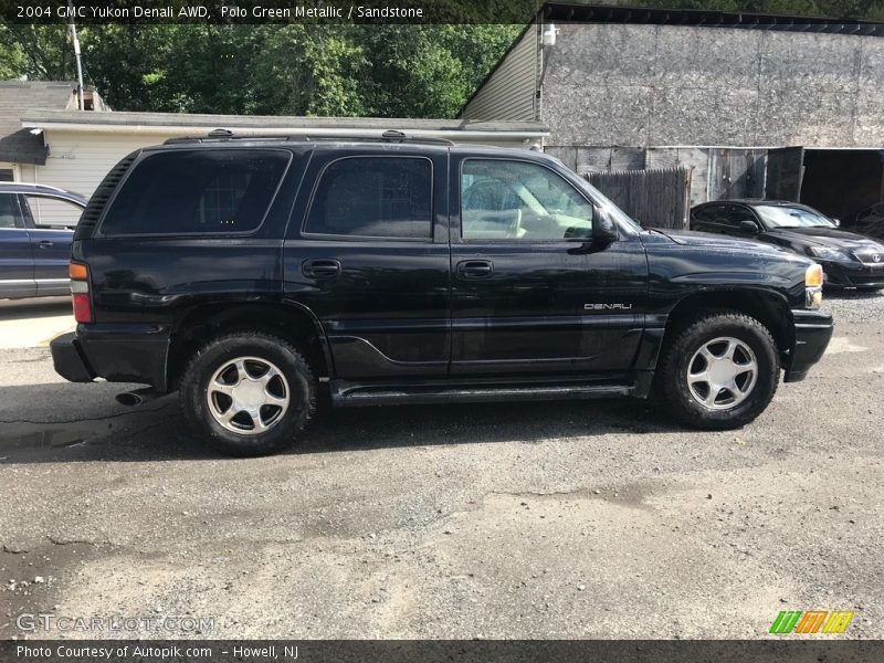 Polo Green Metallic / Sandstone 2004 GMC Yukon Denali AWD
