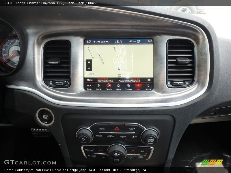 Pitch Black / Black 2018 Dodge Charger Daytona 392