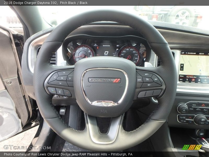 Pitch Black / Black 2018 Dodge Charger Daytona 392