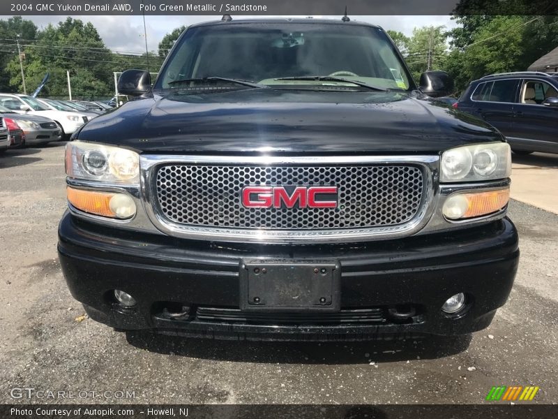 Polo Green Metallic / Sandstone 2004 GMC Yukon Denali AWD