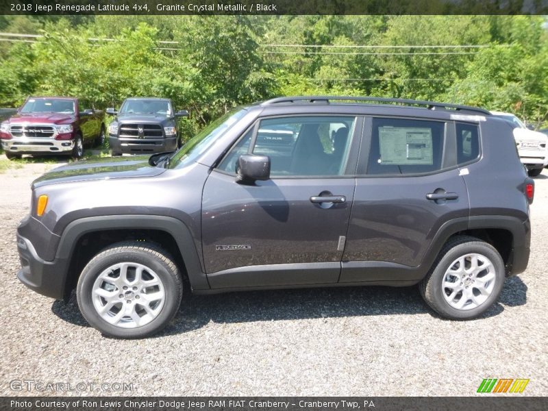 Granite Crystal Metallic / Black 2018 Jeep Renegade Latitude 4x4