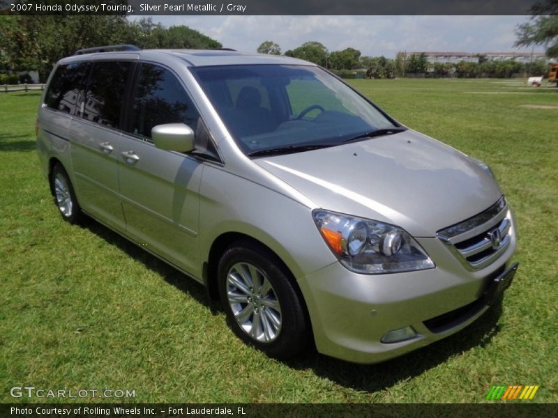 Silver Pearl Metallic / Gray 2007 Honda Odyssey Touring