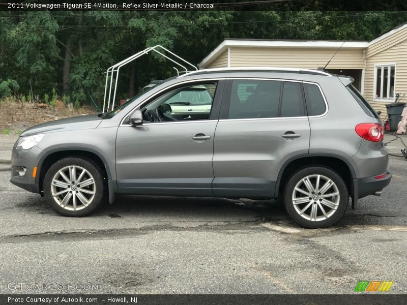 Reflex Silver Metallic / Charcoal 2011 Volkswagen Tiguan SE 4Motion