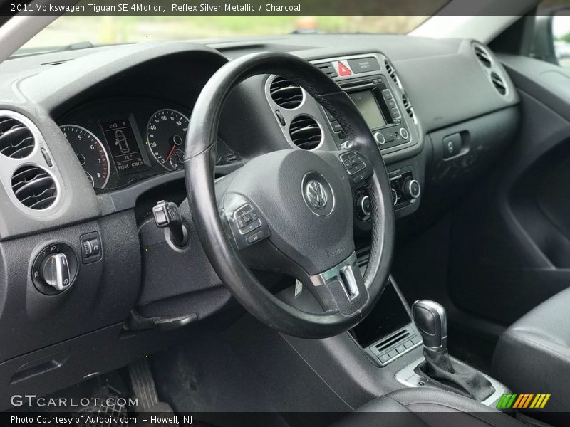 Reflex Silver Metallic / Charcoal 2011 Volkswagen Tiguan SE 4Motion