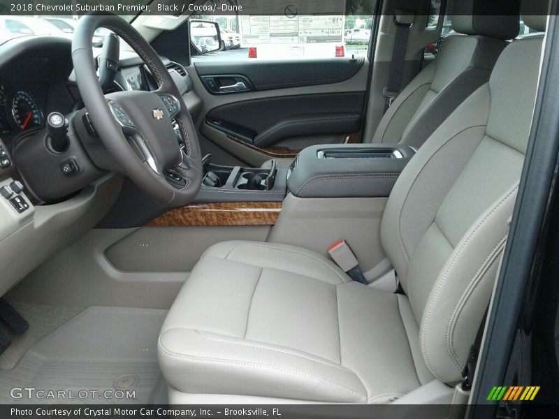 Front Seat of 2018 Suburban Premier